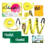 Slackline taśma 15m + taśma asekuracyjna - obrazek 6