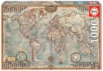 Puzzle 1000 elementów Polityczna Mapa Świata