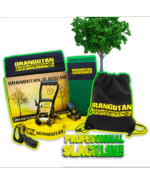 Slackline taśma 15m Orangutan + taśma asekuracyjna + ochraniacze