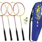 Badminton zestaw 4 rakietki i 2 lotki Schildkrot