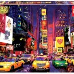 Puzzle 1000 elementowe Times Square fluorescencyjne