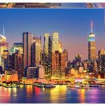 Puzzle 1500 elementów Manhattan Nowy Jork nocą