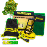 Slackline taśma 15m i ochraniacze Orangutan