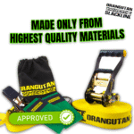 Slackline taśma 15m i ochraniacze Orangutan - obrazek 2