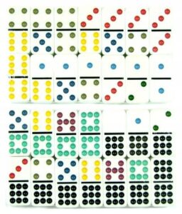 Domino klasyczne 55 sztuk - obrazek 3