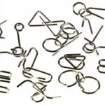 Łamigłówki druciane 12 sztuk