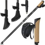 Kije karbonowe do Nordic Walking z korkową rączką ultralekkie