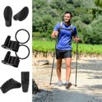 Kije karbonowe do Nordic Walking z korkową rączką ultralekkie - obrazek 5